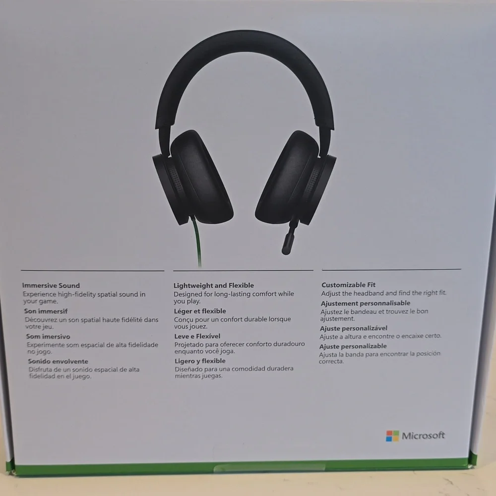 New Black Xbox Headset